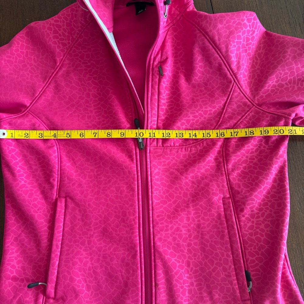 Pink Hooded Jacket Size Large - Picture 12 of 13